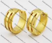 Stainless Steel Cutting Earring KJE051143