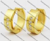 Stainless Steel Cutting Earring KJE051145