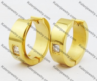 Stainless Steel Cutting Earring KJE051146