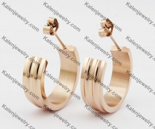 Stainless Steel Cutting Earring KJE051160