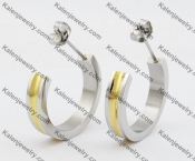 Stainless Steel Cutting Earring KJE051164