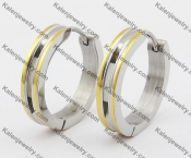 Stainless Steel Cutting Earring KJE051169