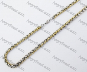 580×6mm Stainless Steel Necklace KJN150204