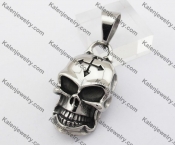 Biker Skull Pendant KJP550025