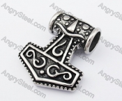 Stainless Steel Thor Hammer Pendant KJP170411