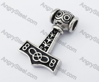 Stainless Steel Thor Hammer Pendant KJP170417