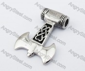 Stainless Steel Thor Hammer Pendant KJP170418