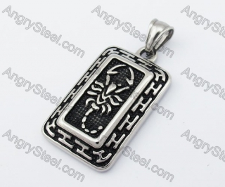 Stainless Steel Scorpion Pendant KJP170426