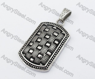 Square pendant KJP170439