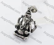 Thai Elephant King Pendant KJP170443