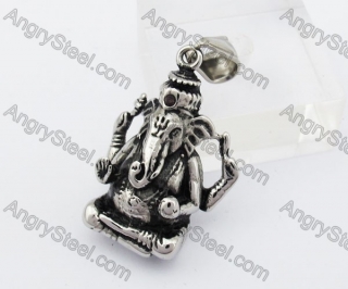 Thai Elephant King Pendant KJP170443