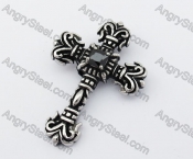 Black Stone Cross Pendant KJP170465