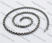 6mm Black Necklace KJN350001