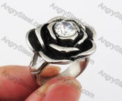 Clear Stone Rose Ring KJR010251