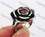 Red Stone Rose Ring KJR010252