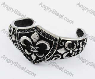 Vintage Fleur De Lis Bangle KJB370024