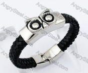 Owl Leather Bracelet KJB170185