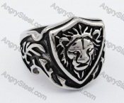 Stainless Steel Lion Ring KJR010263