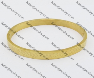 Gold Plating Stainless Steel Bangle KJB280017