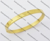 Gold Plating Stainless Steel Bangle KJB280020