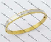 Gold Plating Stainless Steel Bangle KJB280024