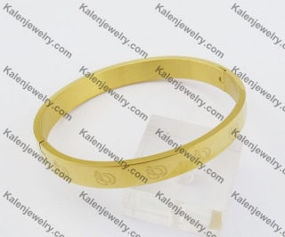 Gold Plating Stainless Steel Bangle KJB280028