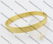 Gold Plating Stainless Steel Bangle KJB280034