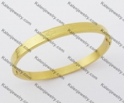 Gold Plating Stainless Steel Bangle KJB280037