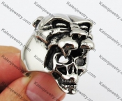 Leopard Skull Ring KJR550016