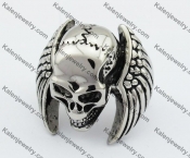 Wings Skull Ring KJR550026