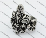 Skull Fleur De Lis Ring KJR550036