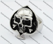 Ace of Spades Ring KJR550043