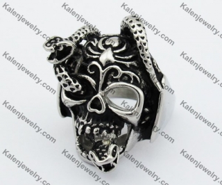 Skull & Snake Ring KJR550056