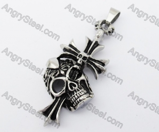 Skull Cross Pendant KJP051301