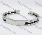 Stainless Steel Rubber Bracelet KJB280050