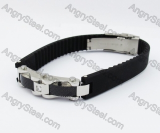 Stainless Steel Rubber Bracelet KJB280056