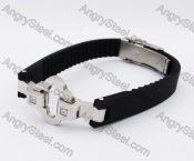 Stainless Steel Rubber Bracelet KJB280063