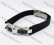 Stainless Steel Rubber Bracelet KJB280064