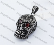 Red Eyes Skull Pendant KJP170501