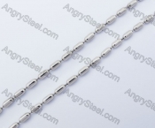 (price for 100 meters chain with 200pcs clasps) 3mm wide steel Round ball chain KJN150288