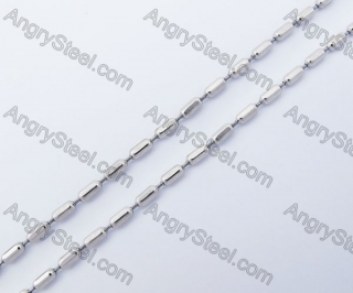 (price for 100 meters chain with 200pcs clasps) 2mm wide steel Square ball chain KJN150293