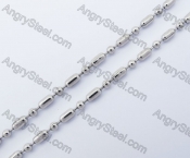 (price for 100 meters chain with 200pcs clasps) 3mm wide steel ball chain KJN150297