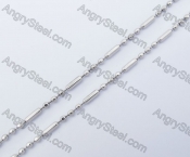 (price for 100 meters chain with 200pcs clasps) 2mm wide Steel Ball Chain KJN150299