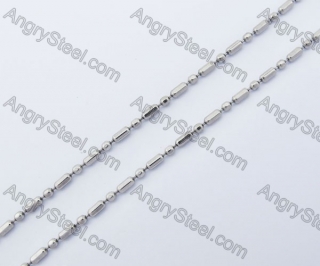 (price for 100 meters chain with 200pcs clasps) 2mm wide steel Square ball chain KJN150308