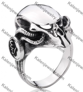 Alien Warrior Helmet Ring KJR350208