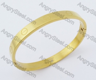 6mm Stainless Steel Bangle KJB280111