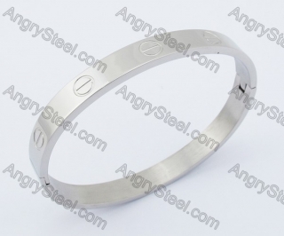 6mm Stainless Steel Bangle KJB280112