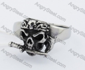 Pirate Biting Dagger Ring KJR350227