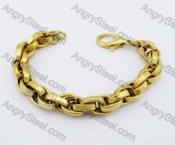 200×11 mm Golden Steel Bracelet KJB550158