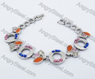 200×15mm Colourful Girls Bracelet KJB550591